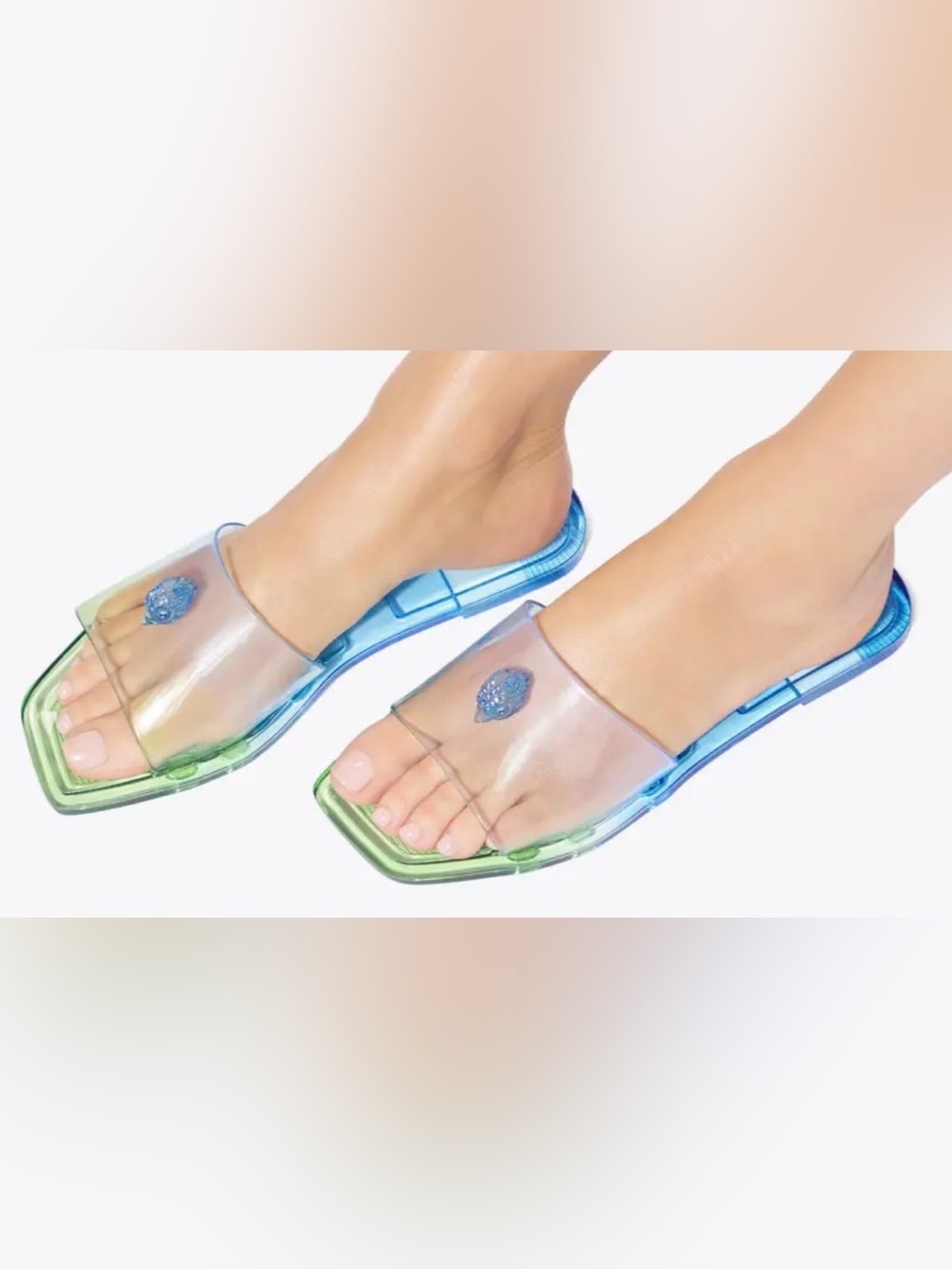 KURT GEIGER London Maddison Jelly Slide Sandals . EU Size 38.5